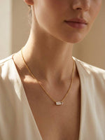 Bindi Pendant Necklace - NFL13BGCRY: Clear