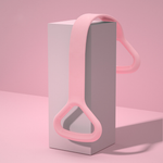 Shoulder Toning Stretch Strap with Thickened Silicone: Pink / One Size