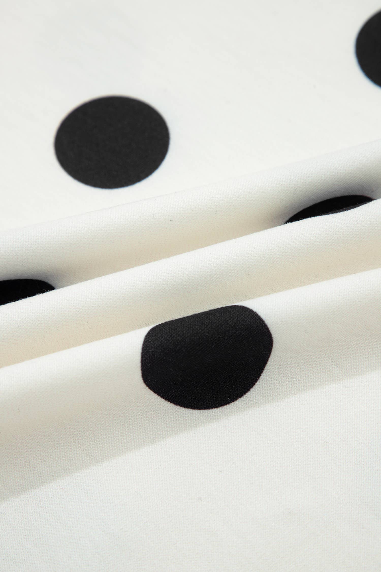 Plus Polka Dot Print Tank Split Mini Skort 2pcs Set: White / XL