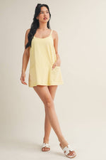 Mineral Wash Play Dress: Coral / M