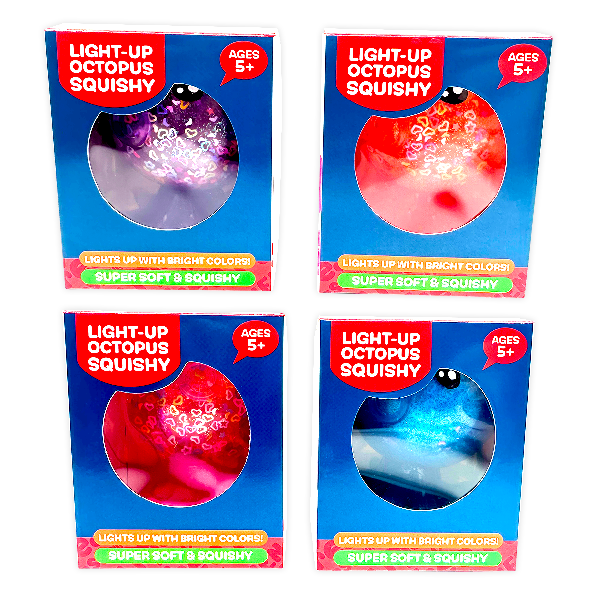 So Much Fun! Squishy Light Up Octopus