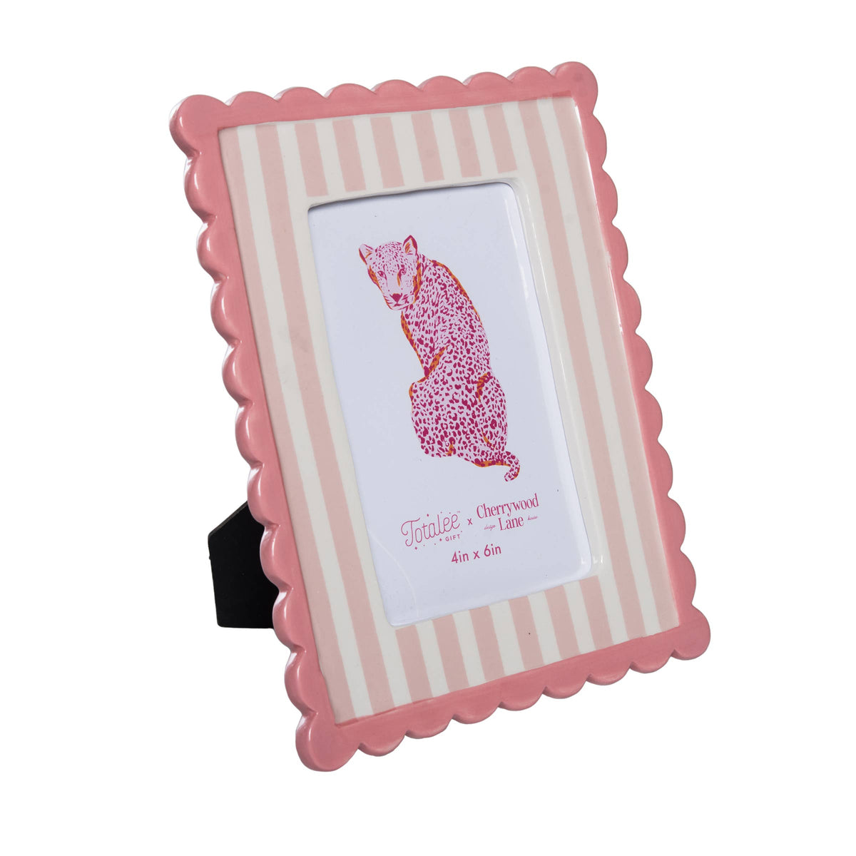 Pink Scallop Ceramic Photo Frame