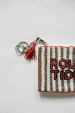 University of Alabama Beaded Coin Purse