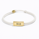 Sentiment Cord Bracelet-Philippians 4:13