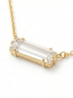 Bindi Pendant Necklace - NFL13BGCRY: Clear
