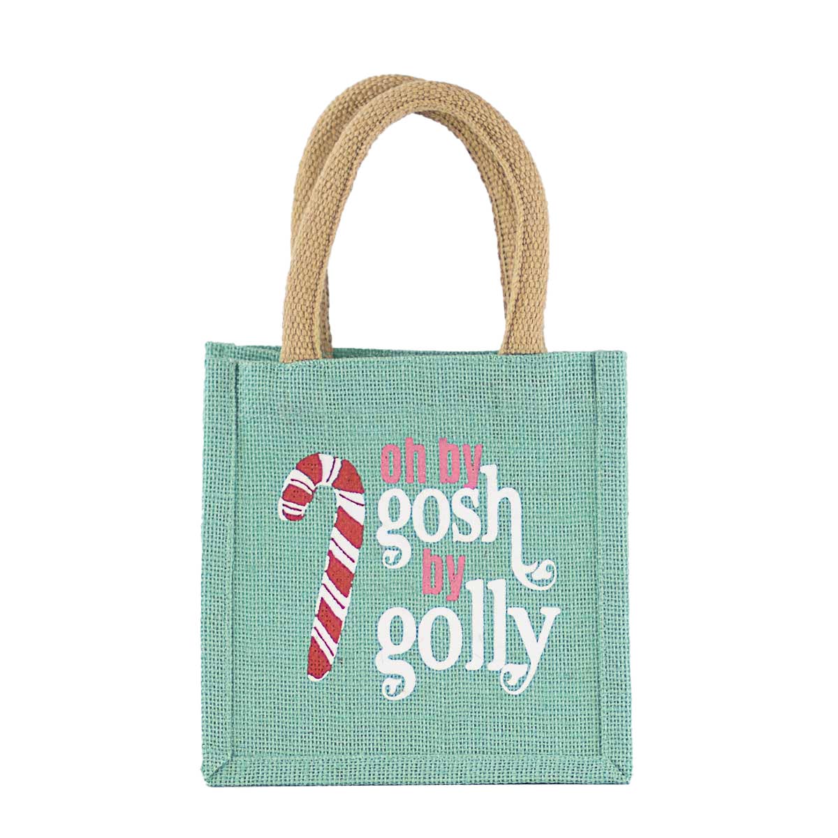 Oh By Gosh Petite Gift Tote   Mint/Red/White   7x7x5