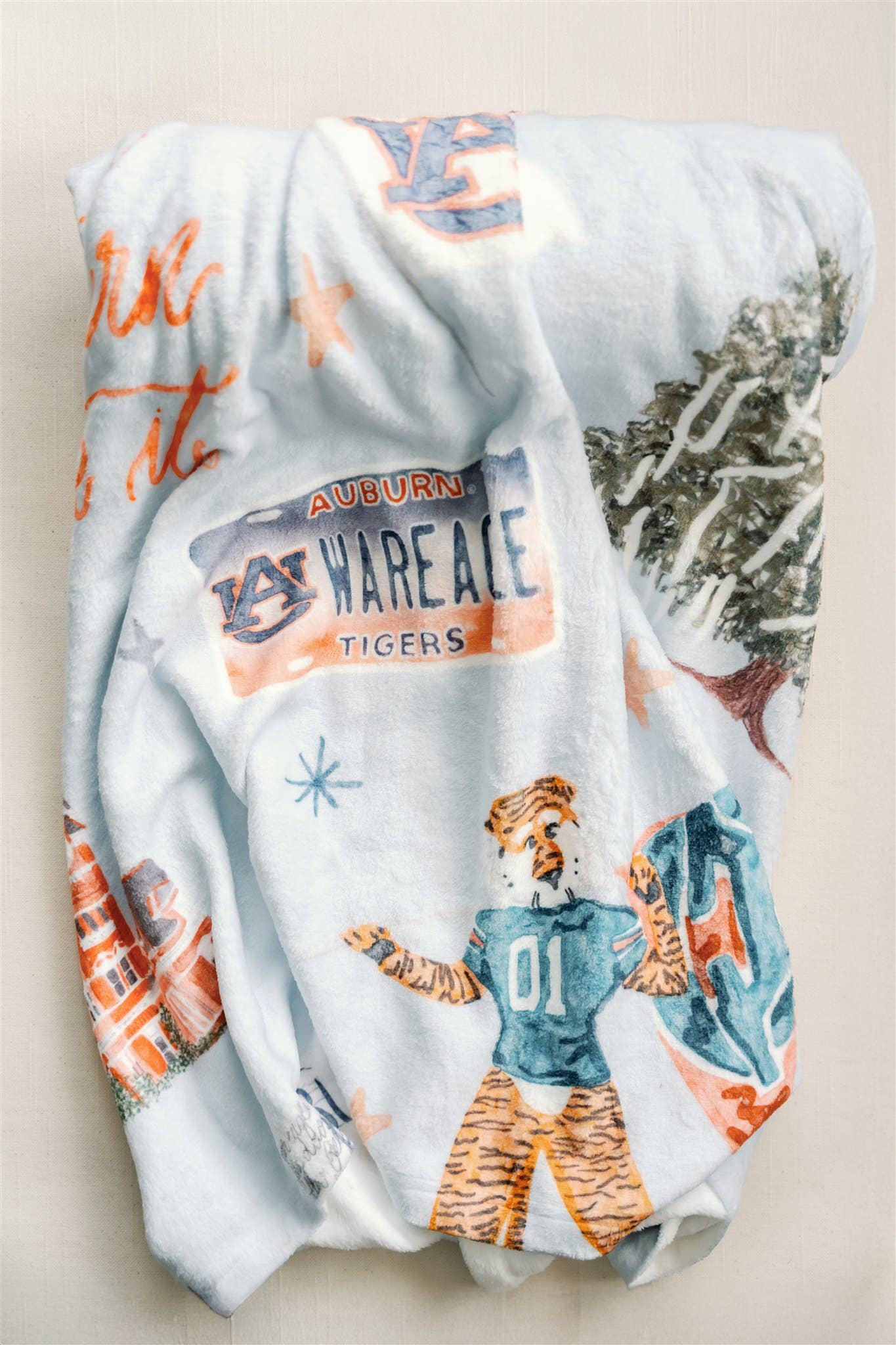 Auburn University Flannel Fleece Blanket