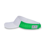 Head In The Game Visor: Green Tonal Racquets