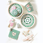 Paper Treat Cups - Mahj: Tube Packaging: 3.75" Dia x 6.75" H  ,   Paper Cup: 9 oz 2.75" H