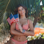 "Free" Patriotic Hair Tie Bracelets