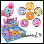 1 Donut Doughnut Soft Doh Filled Stretch Ball