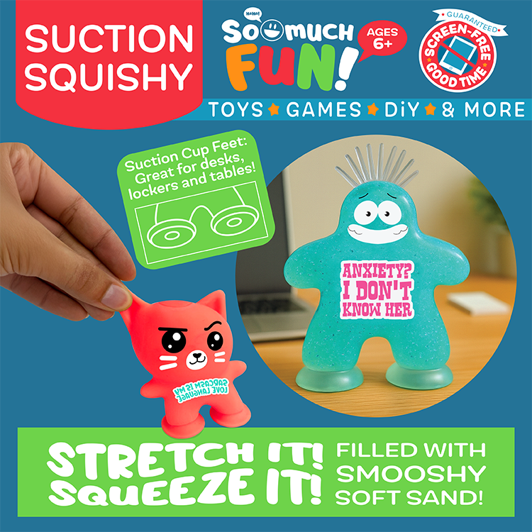 So Much Fun! Suction Cup Squishy Pals
