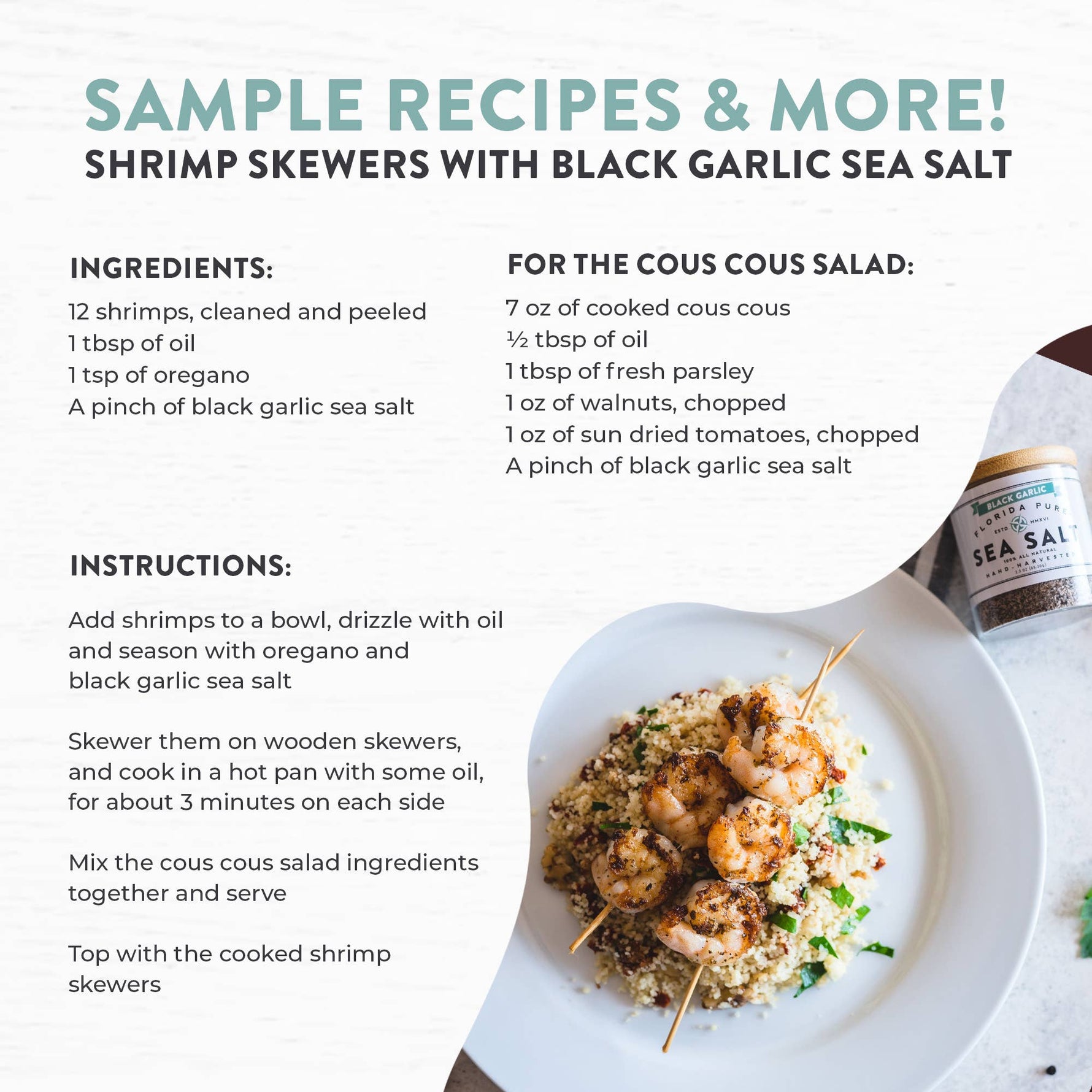 2.3oz Black Garlic Infused Sea Salt