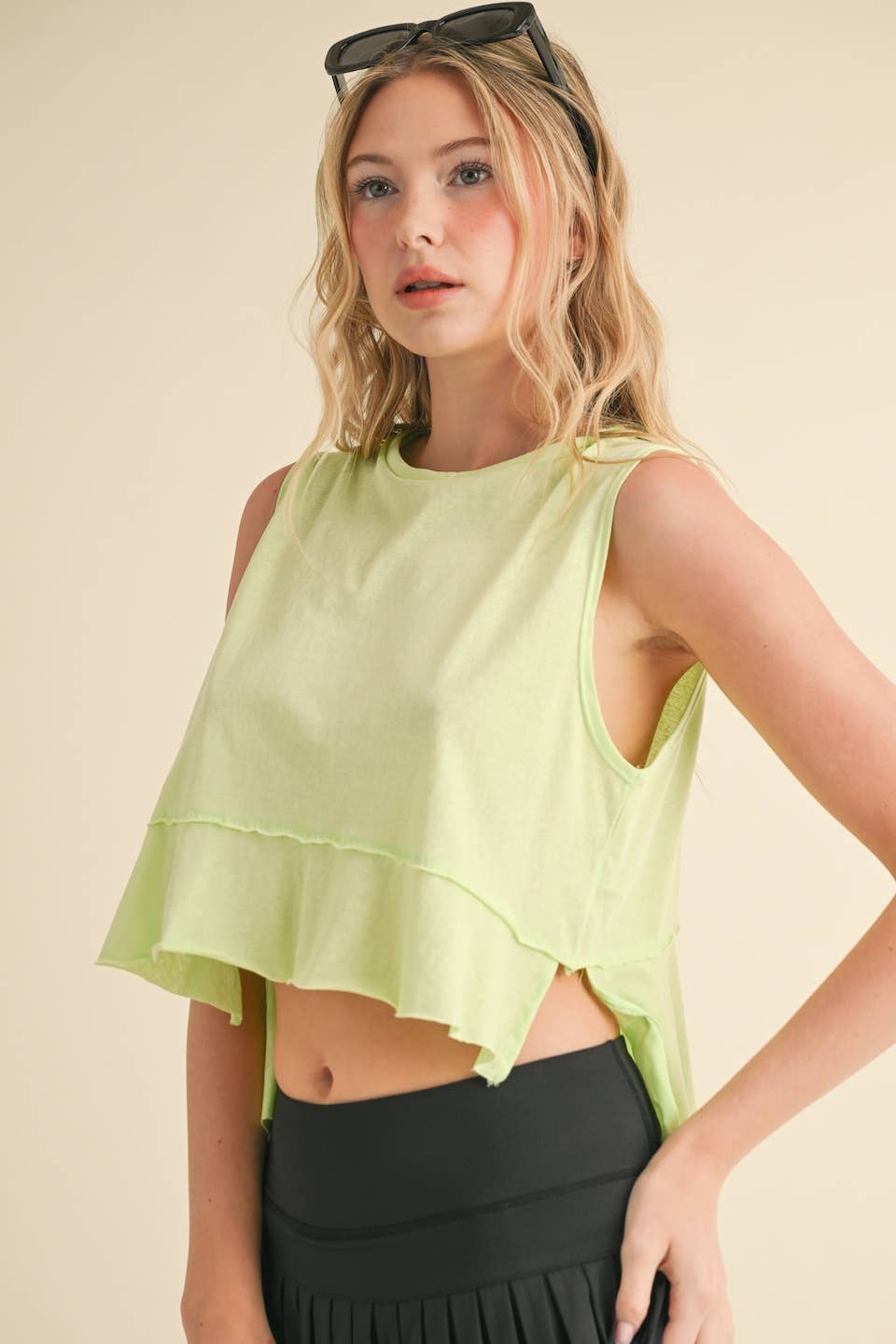 Perfect Layer Sleeveless Top: Pink / S