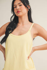 Mineral Wash Play Dress: Coral / L