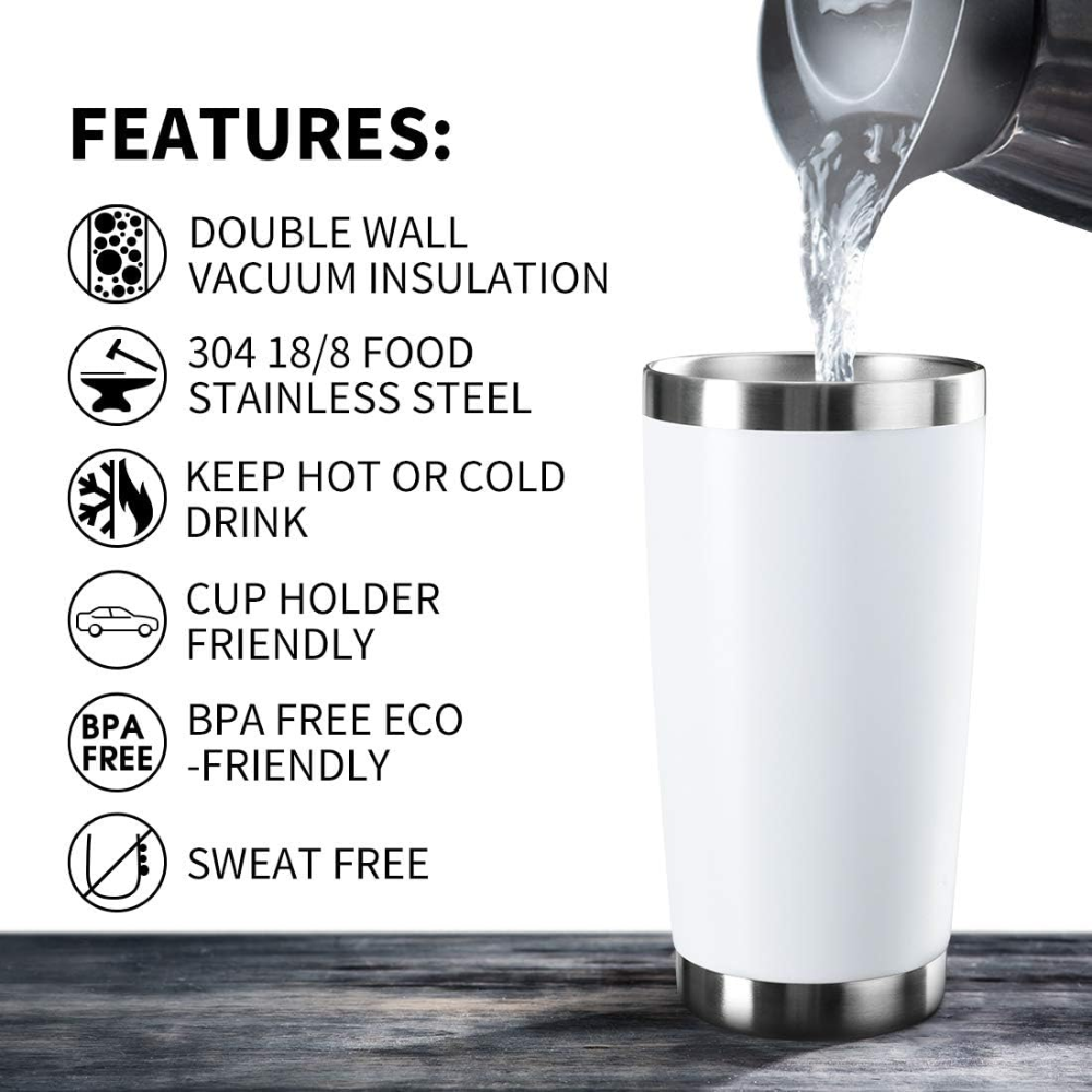 Pickleball 20oz Tumbler- Dink Responsibly- Travel Mug