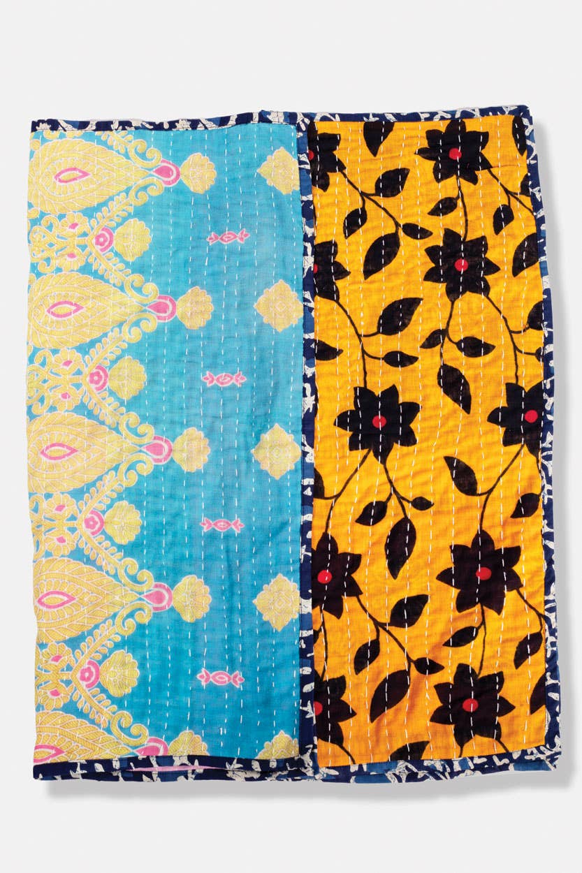 Kantha Kitchen Towels, Set of 2