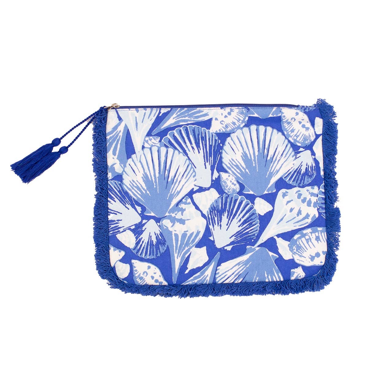 Sanibel Fringe Cosmetic   Sapphire/Palace/Sky   10.5x8.5