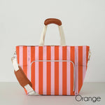Monogrammable Blank Cooler Tote Bag: Light Blue