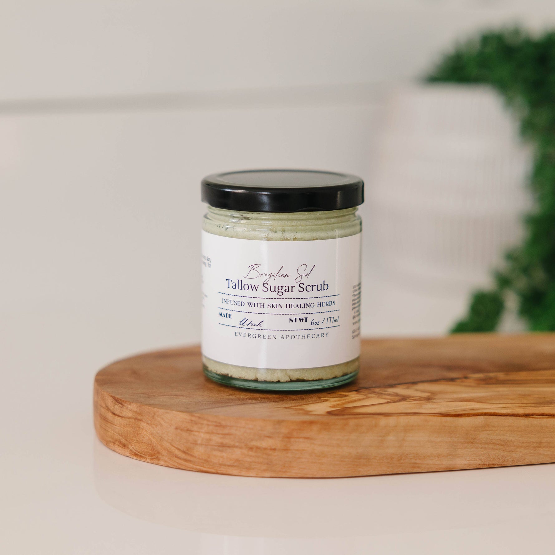 Skin Healing Tallow Body Scrub, Made with Lady May Tallow