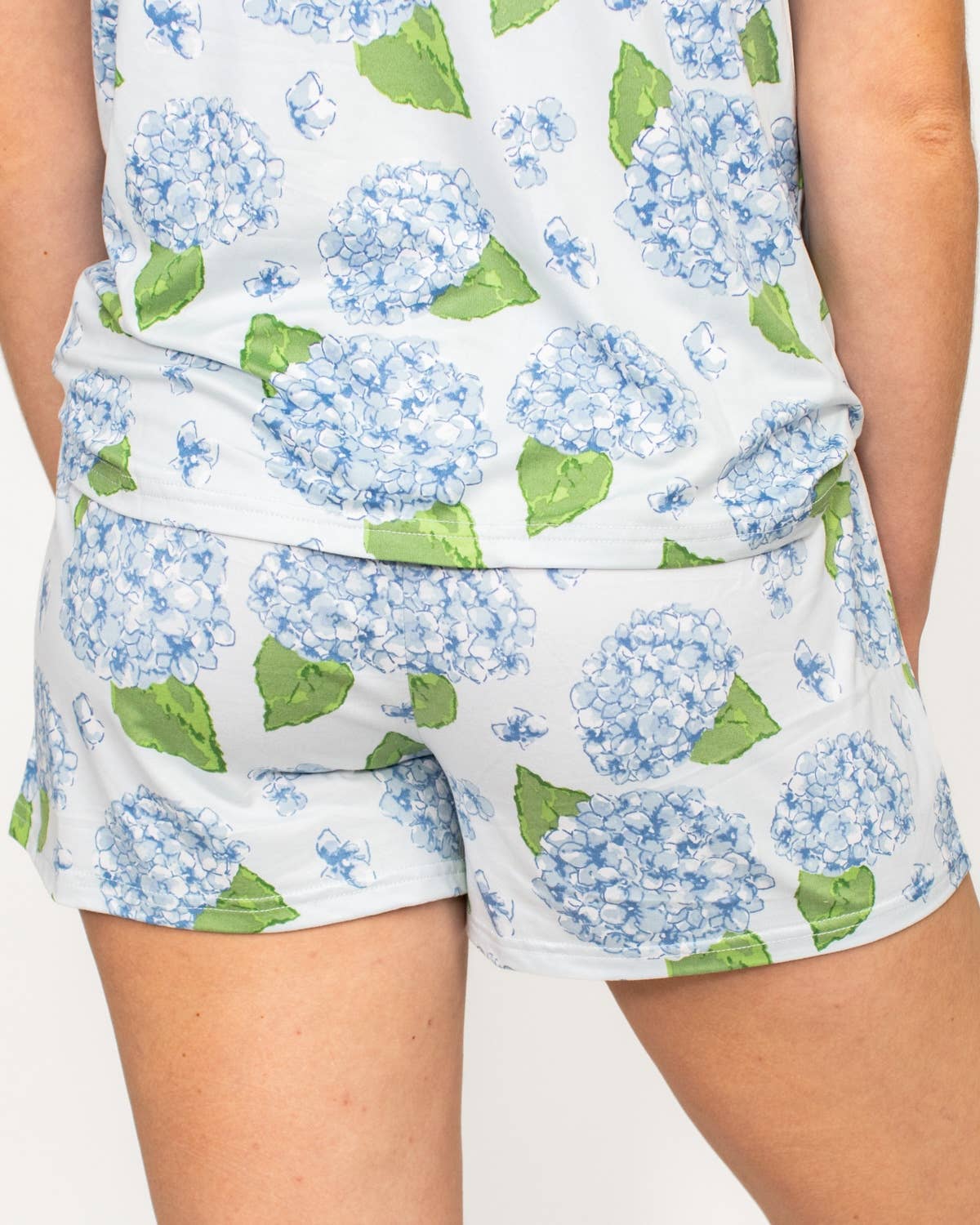 Hydrangea Sleep Shorts   Illusion/Blue/Green   -Asst.: Large
