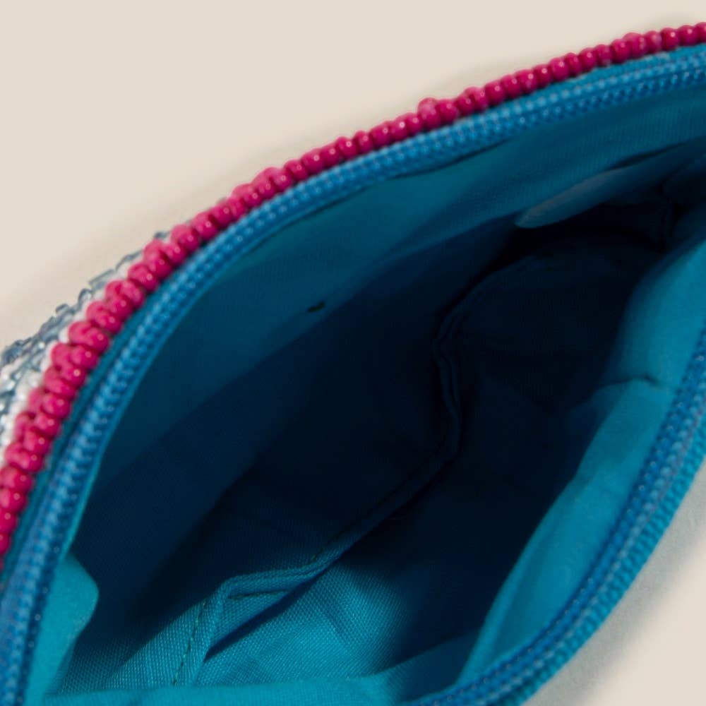 Mahjong With Mahgirls Seed Beaded Coin Purse