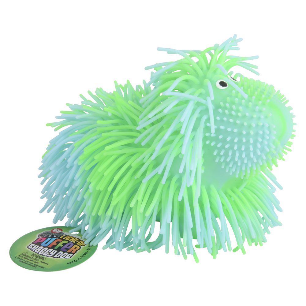 5.5" LIGHT-UP SHAGGY DOG PUFFER
