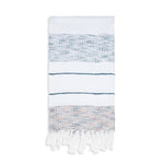 Tylanne 50x70" Indoor/Outdoor Recycled Woven Throw Blanket: Tidal Teal