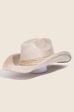 Intricate Layered Braided Strap Cowboy Hat