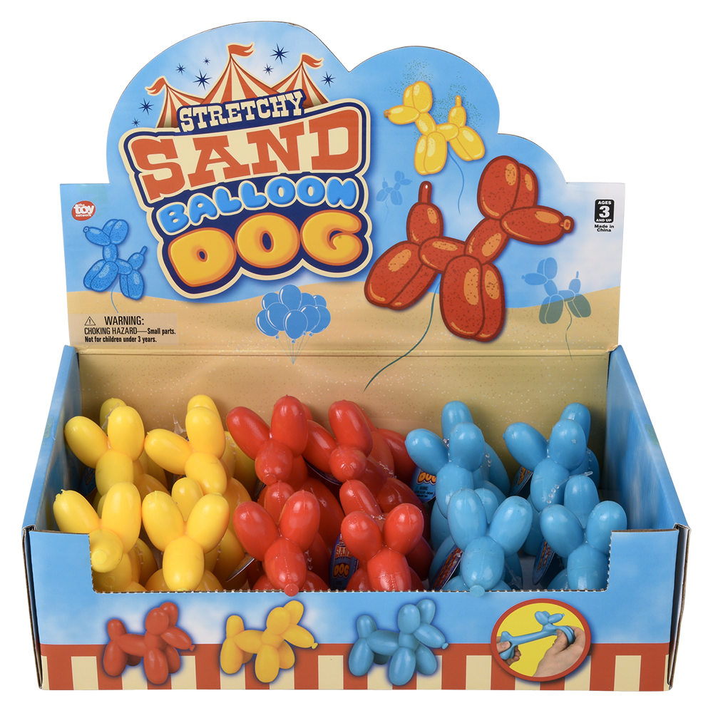 3.5" STRETCHY AND SAND BALLOON DOG