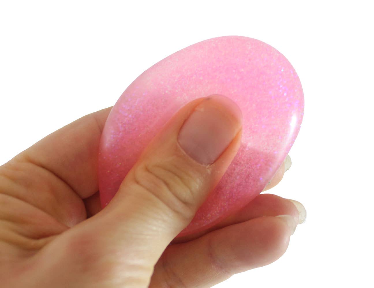 Assorted Mini Stress Balls - 5 Different Styles  - Doh, Glow
