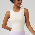 Women's sports-style vest: Pink / L