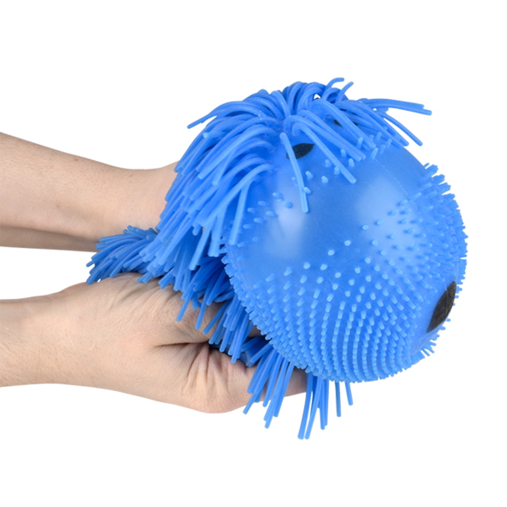 7" SHAGGY PUFFER DOG
