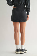 Active Luxe Mineral Wash Skort: DEEP NAVY