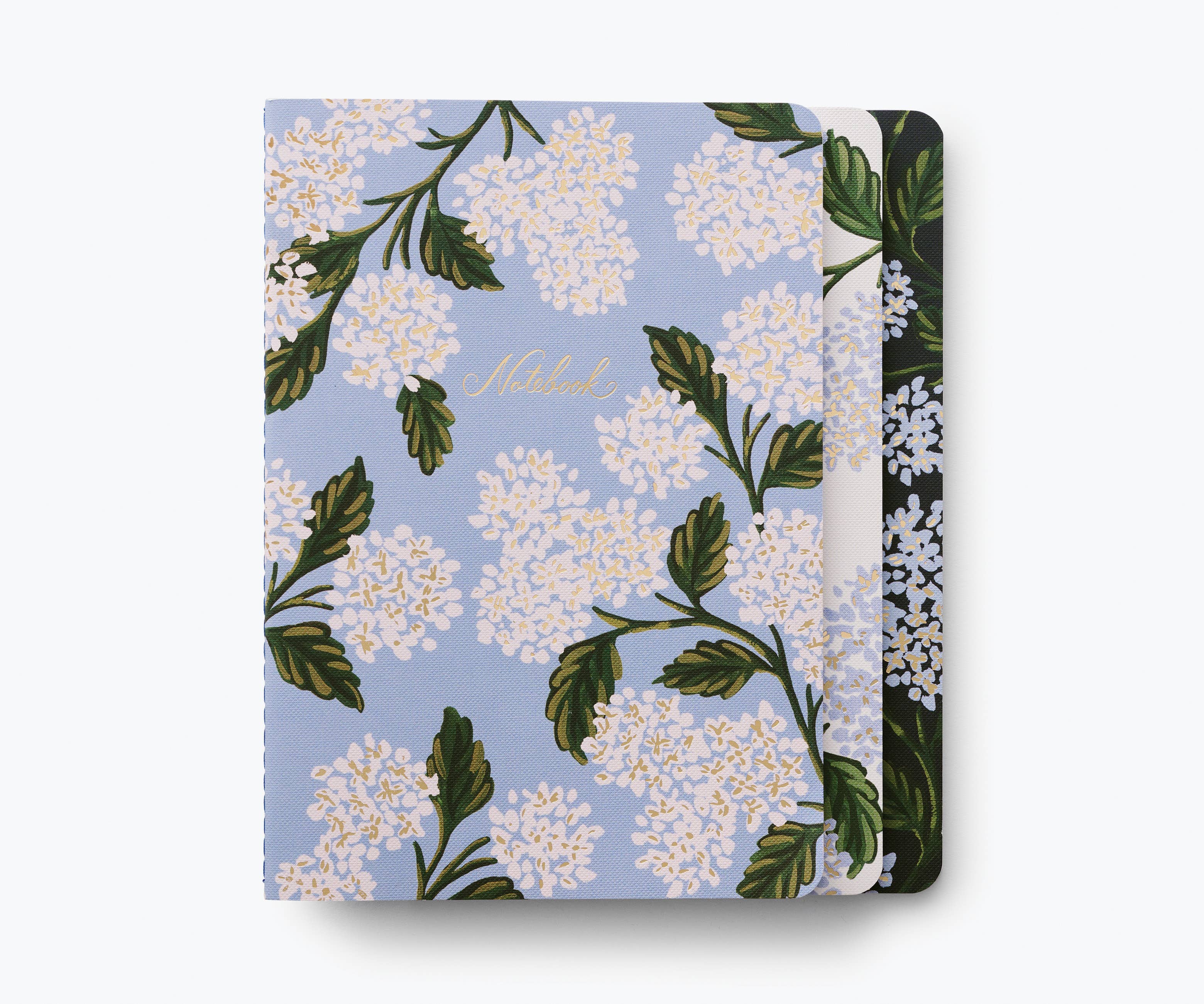 Assorted Set of 3 Hydrangea Notebooks