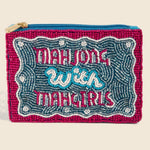 Mahjong With Mahgirls Seed Beaded Coin Purse