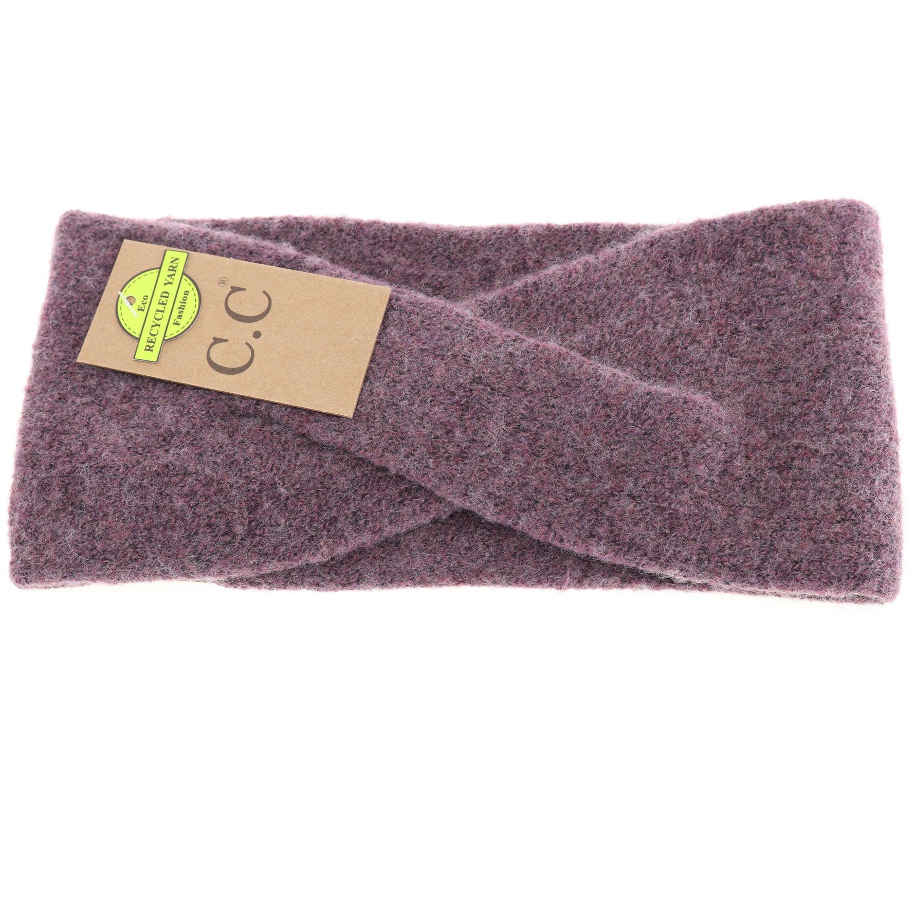 CC Soft Crossed Eco-Friendly Fashion Headband: Clay