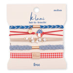 "Free" Patriotic Hair Tie Bracelets