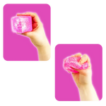 Fun Doh Squish & Squeeze Sparkle Cube Fidget Toy-