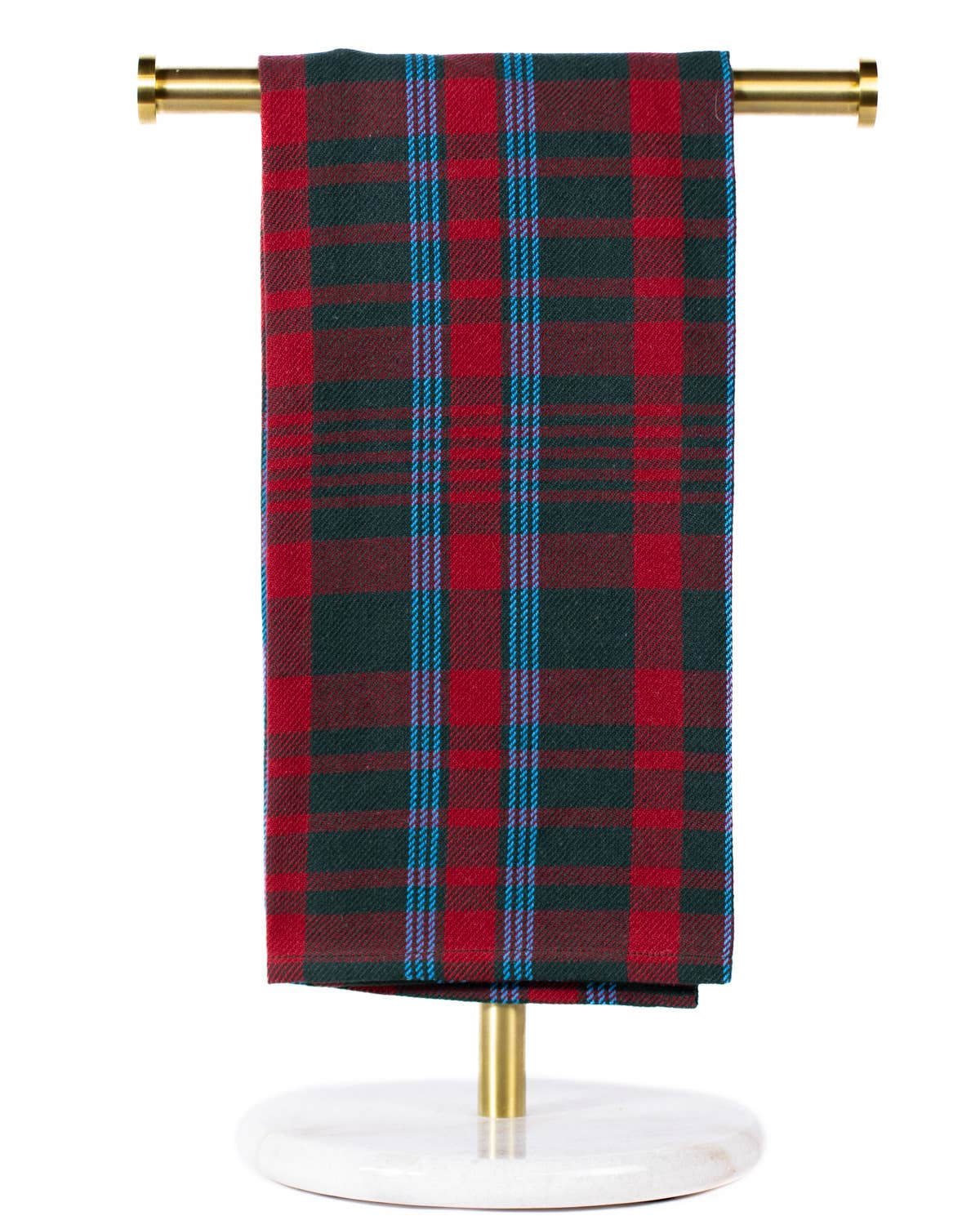 Telluride Jacquard  Hand Towel   Dark Green/Red   20x28