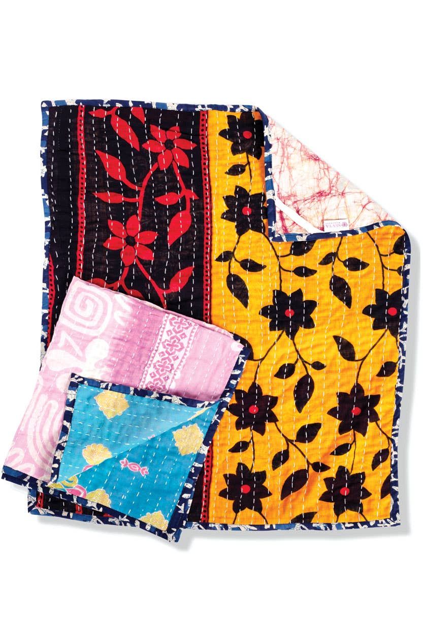 Kantha Kitchen Towels, Set of 2