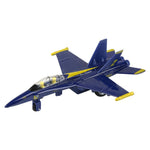6.5" Diecast Pull Back F-18 Blue Angel