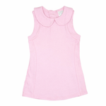(Sizing Updated) Girls Peter Pan Collar Tennis Dress: Light pink / 2t