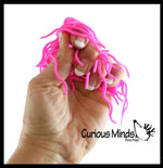 1 Pack of 3 Ramen Stretchy Noodle Strings Fidget Toy -