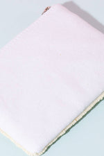 White Beaded Golden Crown Coin Purse