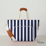 Monogrammable Blank Cooler Tote Bag: Light Blue