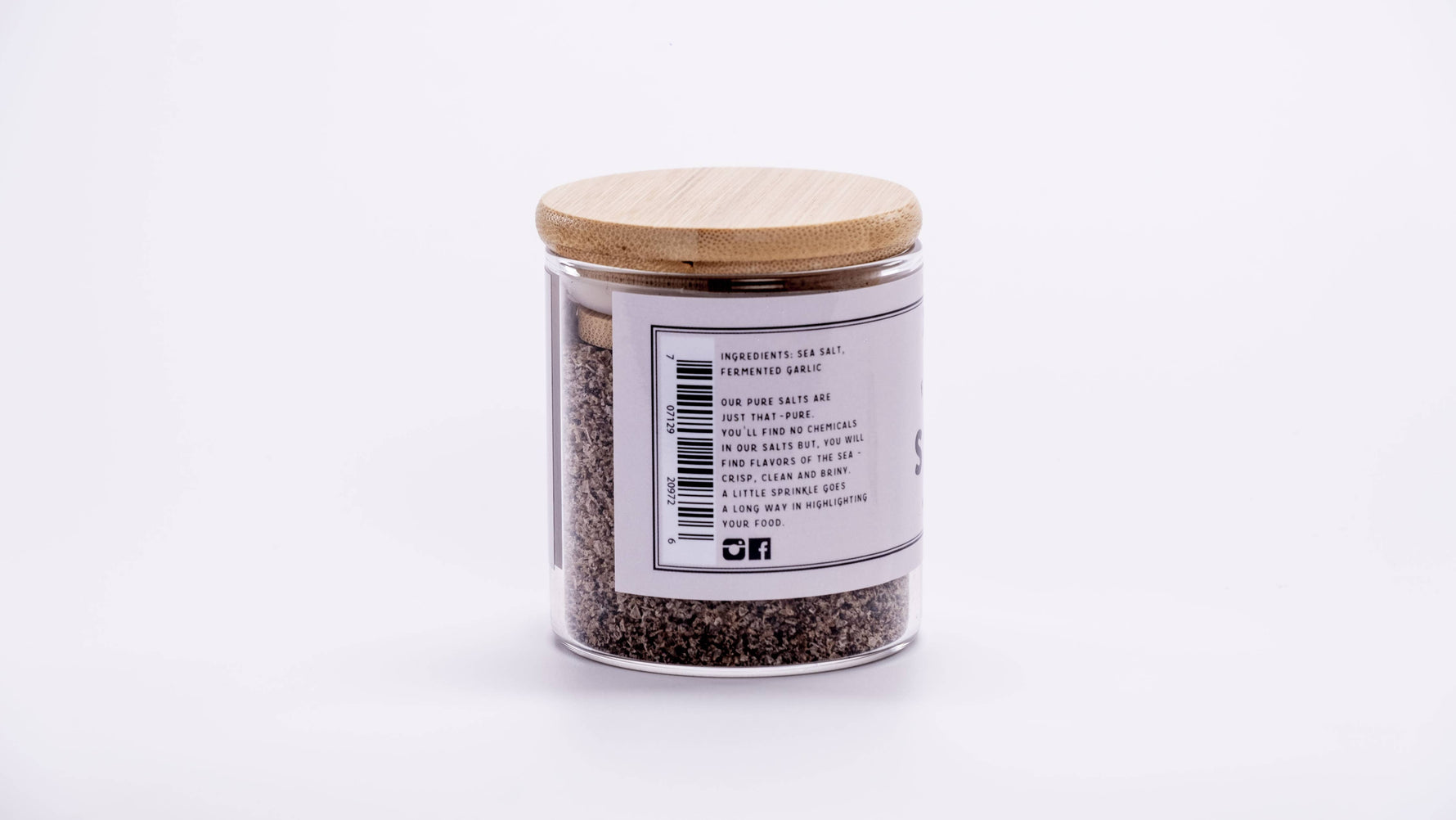 2.3oz Black Garlic Infused Sea Salt