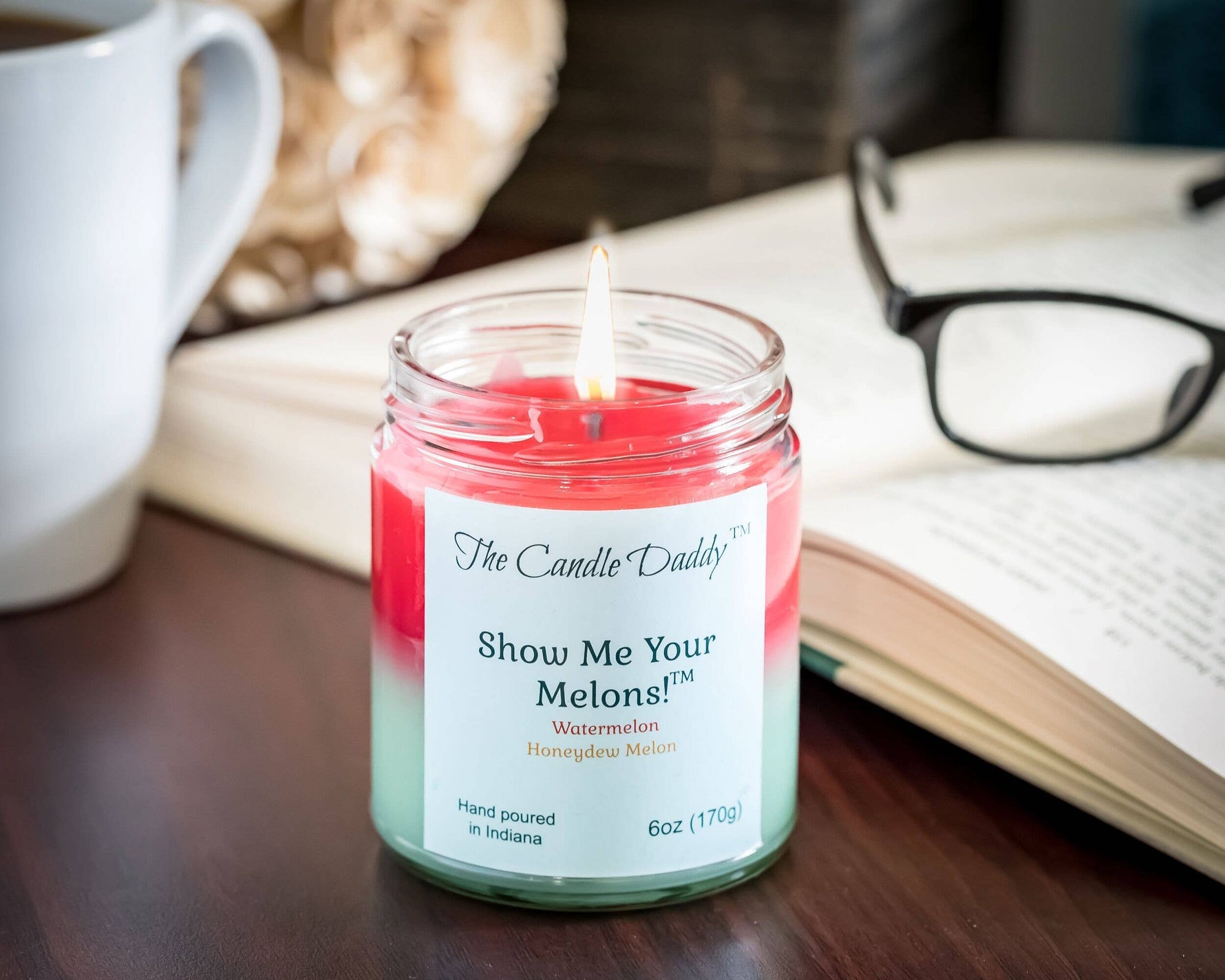 Show Me Your Melons- Watermelon- Honeydew - 6 Ounce Jar