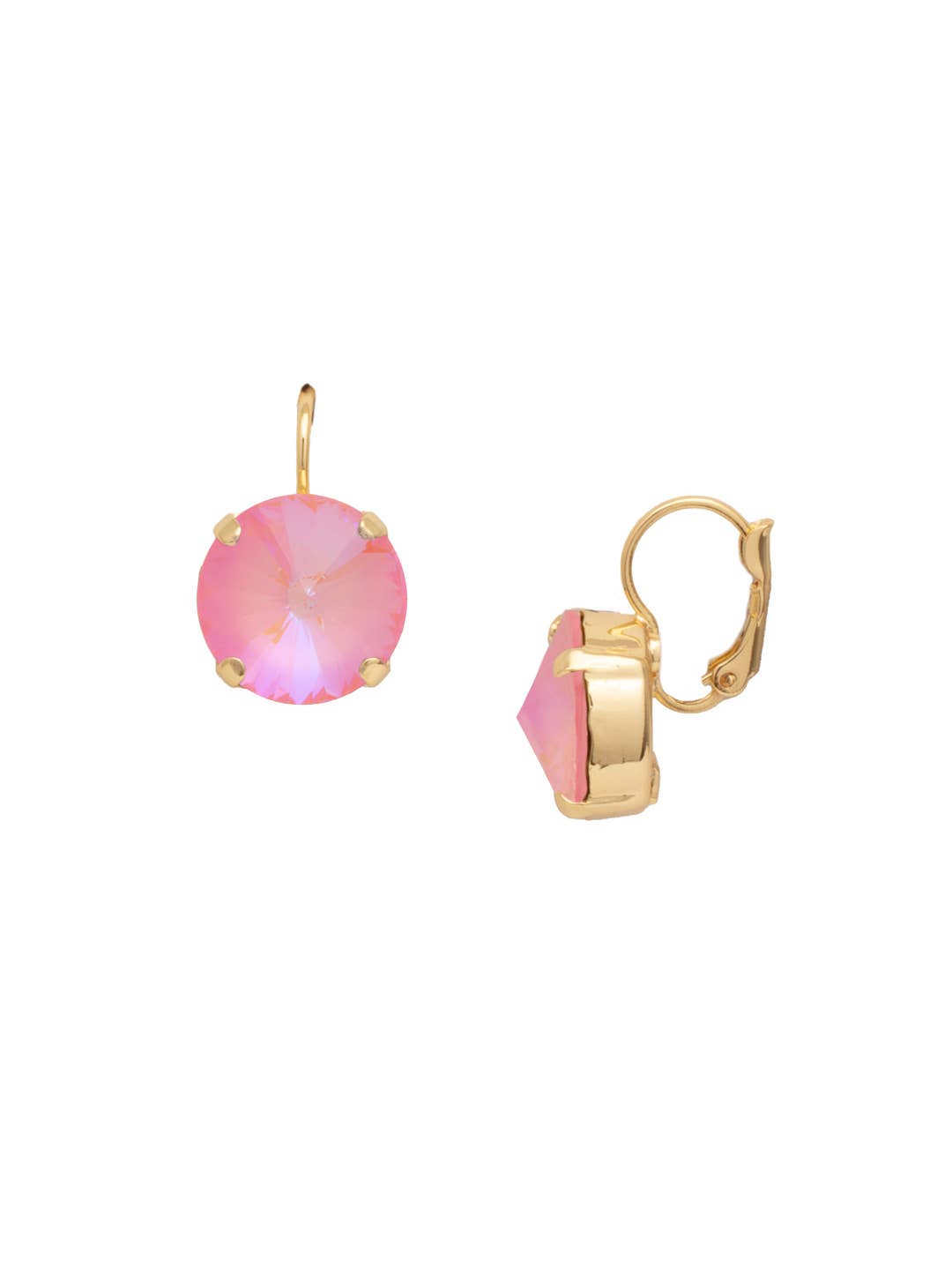 Nadine Dangle Earrings - EDH108BGLRD: Pink