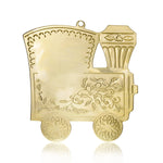 Gold Train Custom Vintage Ornament